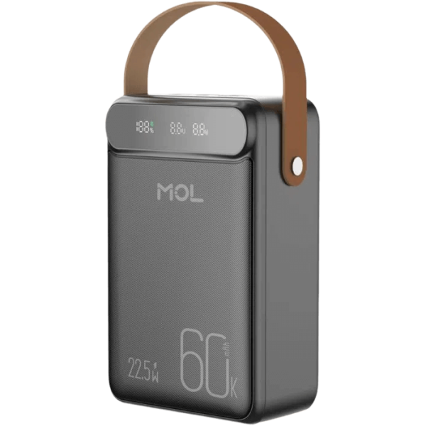 MOL Intense 60000mAh Power Bank | Fast Charging & Durable